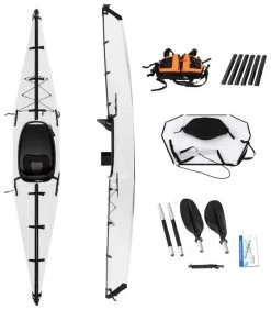 AirCanoe Foldable Kayak 3.9 9 AirCanoe Foldable Kayak 3.9 -Équipement De Surf aircanoe foldable kayak 3 9 white white 1 1