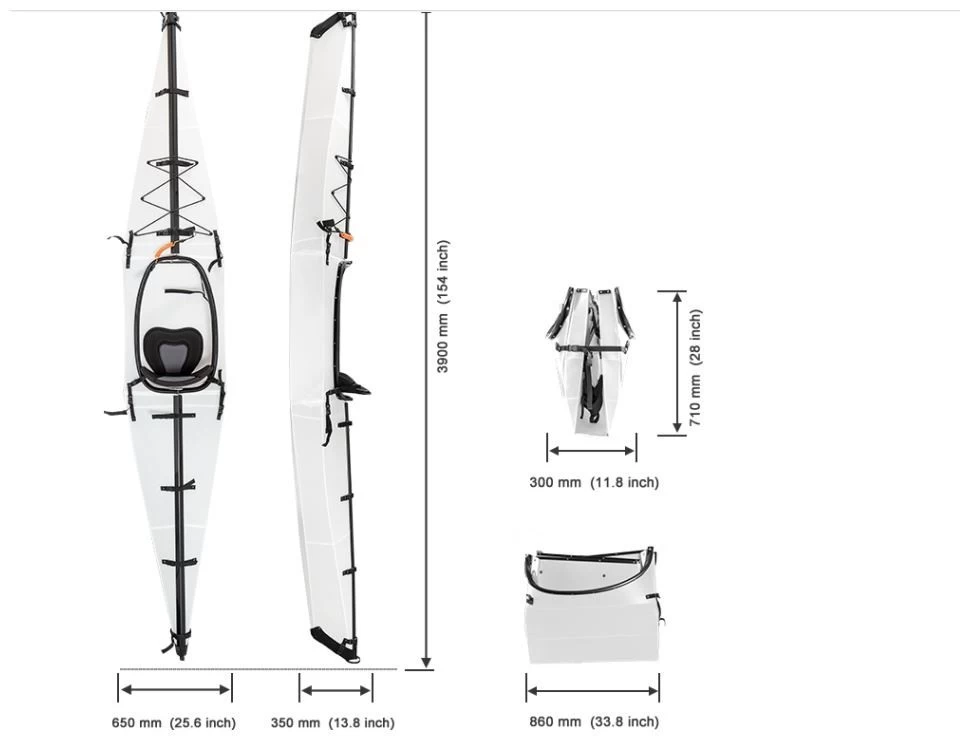 AirCanoe Foldable Kayak 3.9 6 AirCanoe Foldable Kayak 3.9 – Image 4