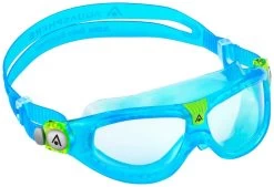 Aqua Sphere Seal Kid 2 -Équipement De Surf aqua sphere seal kid 2 turquoise lime lens clear one size turquoise lime lens clear 1