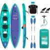 Aquatone Blast 13'6" Recreational Kayak 3-Person Green-Purple 2 Aquatone Blast 13'6" Recreational Kayak 3-Person Green-Purple -Équipement De Surf aquatone blast 13 6 recreational kayak 3 person green purple 0 1