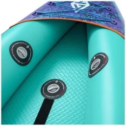 Aquatone Blast 13'6" Recreational Kayak 3-Person Green-Purple -Équipement De Surf aquatone blast 13 6 recreational kayak 3 person green purple 4