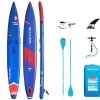 Aquatone Ocean 14'0" Race SUP Blue -Équipement De Surf aquatone ocean 14 0 race sup blue 0