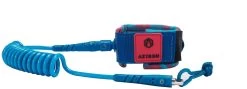 Aztron 4' Hand Coil Leash Blue
