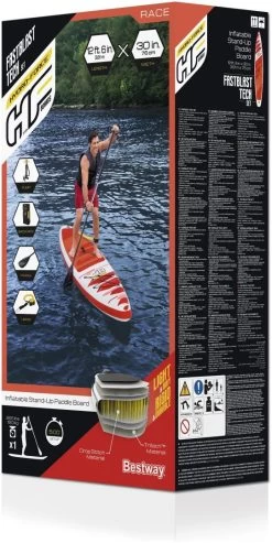 Bestway Hydro-Force Fastblast 12'6 Tech Set Red 17 Bestway Hydro-Force Fastblast 12'6 Tech Set Red -Équipement De Surf bestway hydro force fastblast 12 6 tech set red 4