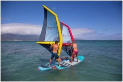 Duotone Irig One IInflatable Windsurf Sail S -Équipement De Surf duotone irig one inflatable windsurf sail s white orange 2 1