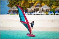 Duotone Irig One IInflatable Windsurf Sail S -Équipement De Surf duotone irig one inflatable windsurf sail s white orange 7