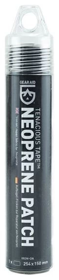 Gear Aid Tenacious Tape Iron-On Neoprene Patch Black