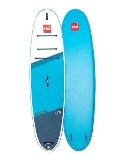 Red Paddle Co. Red Paddle Co 10'6 Ride MSL Inflatable SUP + Cruiser Tough Paddle White-Blue-Dark Blue -Équipement De Surf red paddle co 10 6 ride msl inflatable sup hybrid tough paddle white blue dark blue 1