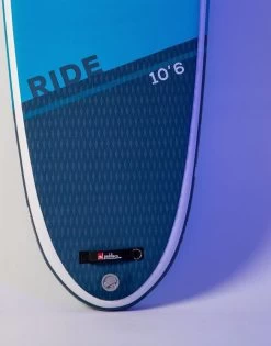 Red Paddle Co. Red Paddle Co 10'6 Ride MSL Inflatable SUP + Cruiser Tough Paddle White-Blue-Dark Blue -Équipement De Surf red paddle co 10 6 ride msl inflatable sup hybrid tough paddle white blue dark blue 2