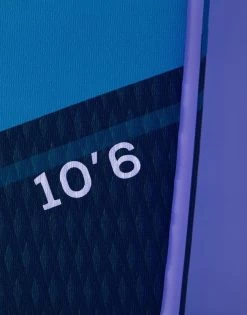 Red Paddle Co. Red Paddle Co 10'6 Ride MSL Inflatable SUP + Cruiser Tough Paddle White-Blue-Dark Blue -Équipement De Surf red paddle co 10 6 ride msl inflatable sup hybrid tough paddle white blue dark blue 7