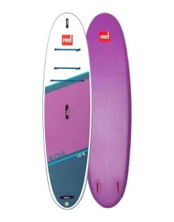 Red Paddle Co. Red Paddle Co 10'6 Ride MSL Inflatable SUP + Cruiser Tough Paddle White-Purple-Dark Blue -Équipement De Surf red paddle co 10 6 ride msl inflatable sup hybrid tough paddle white purple dark blue 1