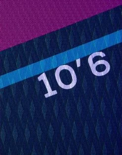 Red Paddle Co. Red Paddle Co 10'6 Ride MSL Inflatable SUP + Cruiser Tough Paddle White-Purple-Dark Blue -Équipement De Surf red paddle co 10 6 ride msl inflatable sup hybrid tough paddle white purple dark blue 7