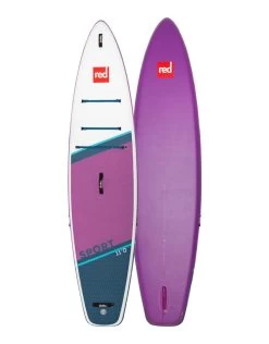 Red Paddle Co. Red Paddle Co 11'0 Sport MSL Inflatable SUP + Hybrid Tough Paddle White-Purple-Dark Blue -Équipement De Surf red paddle co 11 0 sport msl inflatable sup hybrid tough paddle white purple dark blue 1