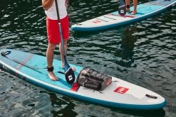 Red Paddle Co. Red Paddle Co 11'3 Sport MSL Inflatable SUP + Hybrid Tough Paddle White-Blue-Dark Blue -Équipement De Surf red paddle co 11 3 sport msl inflatable sup hybrid tough paddle white blue dark blue 9