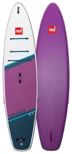 Red Paddle Co. Red Paddle Co 11'3 Sport MSL Inflatable SUP White-Purple-Dark Blue