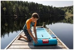 Red Paddle Co. Red Paddle Co 9'4 Snapper MSL Kids Inflatable SUP White-Blue-Dark Blue -Équipement De Surf red paddle co 9 4 snapper msl kids inflatable sup white blue dark blue 8