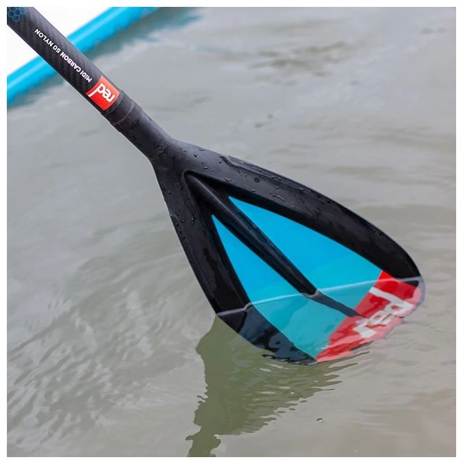 Red Paddle Co. Red Paddle Co Carbone 50 Nylon 3pc Adjustable SUP Paddle 6 Red Paddle Co. Red Paddle Co Carbone 50 Nylon 3pc Adjustable SUP Paddle – Image 4