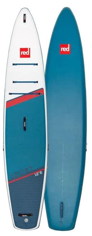 Red Paddle Co. Red Paddle Co Sport 12'6 Inflatable SUP 2021 Blue-White-Red 4 Red Paddle Co. Red Paddle Co Sport 12'6 Inflatable SUP 2021 Blue-White-Red – Image 2