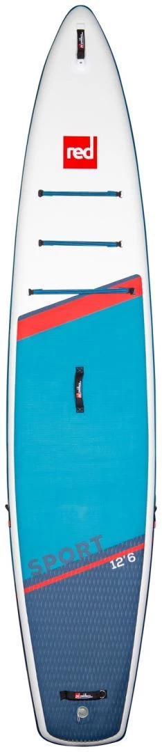 Red Paddle Co. Red Paddle Co Sport 12'6 Inflatable SUP 2021 Blue-White-Red 5 Red Paddle Co. Red Paddle Co Sport 12'6 Inflatable SUP 2021 Blue-White-Red – Image 3