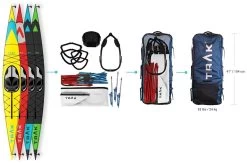 Trak 2.0 Kayak -Équipement De Surf trak 2 0 kayak bright green on black deck bright green on black deck 1