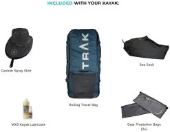 Trak 2.0 Kayak -Équipement De Surf trak 2 0 kayak bright green on black deck bright green on black deck 2